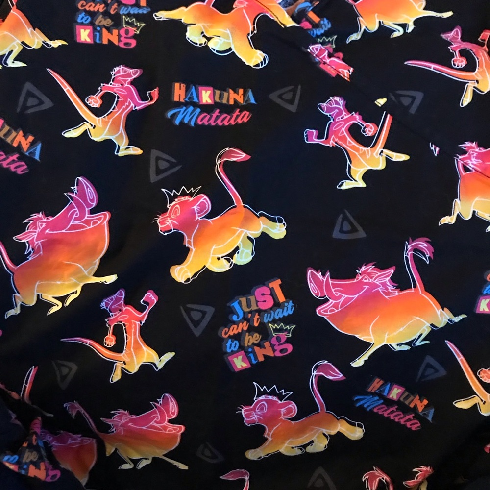 Printed Scrub top